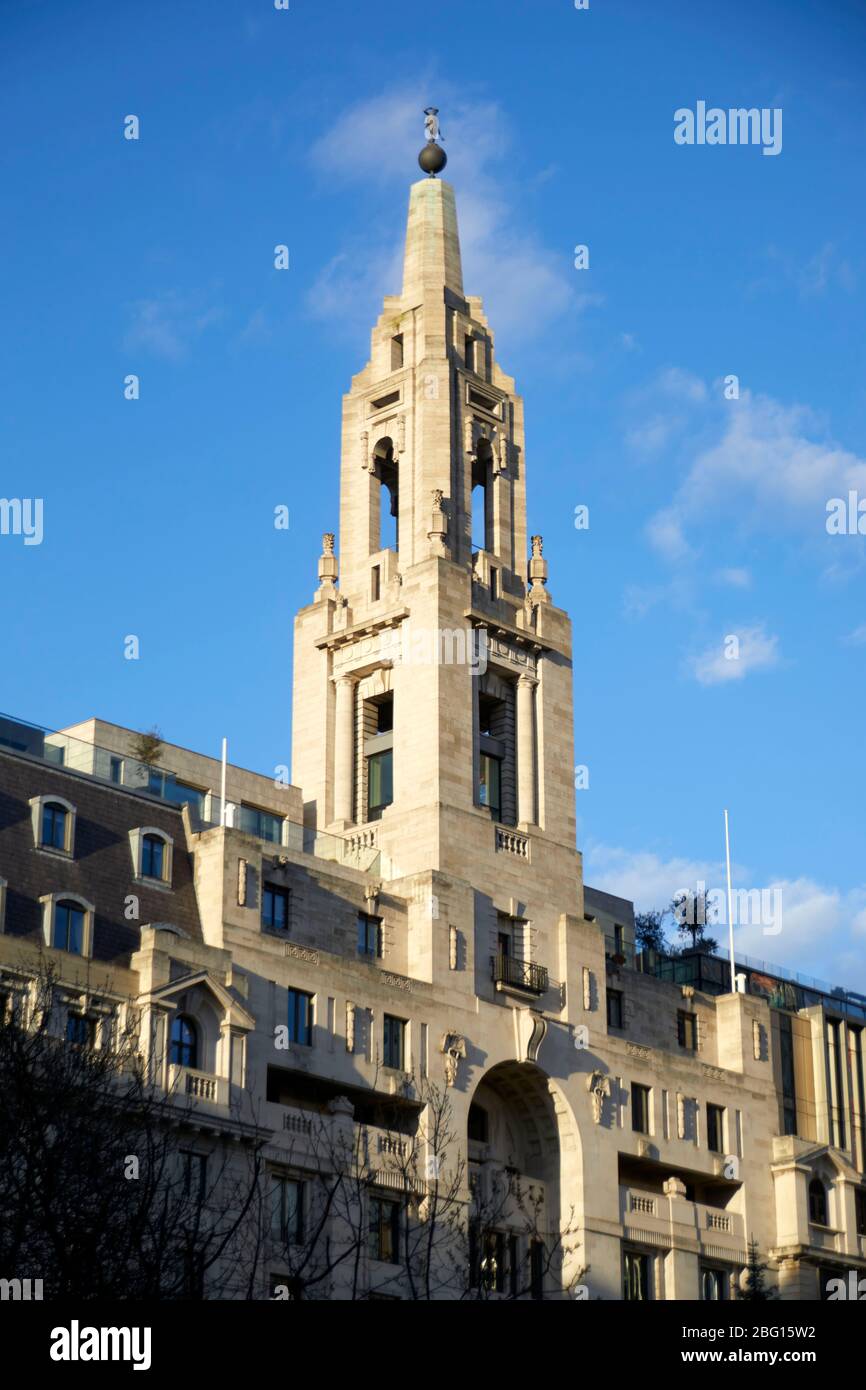 Tower of Alphabeta Building (formerly Triton Court) in City of London EC3, England Stock Photo