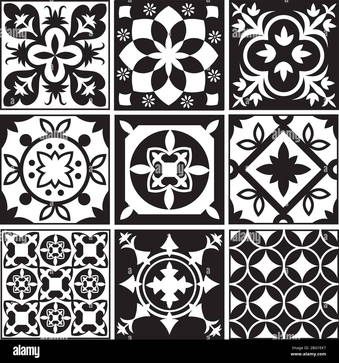 Repeating Tile Patterns Bathroom With White Marble Look Tile In
