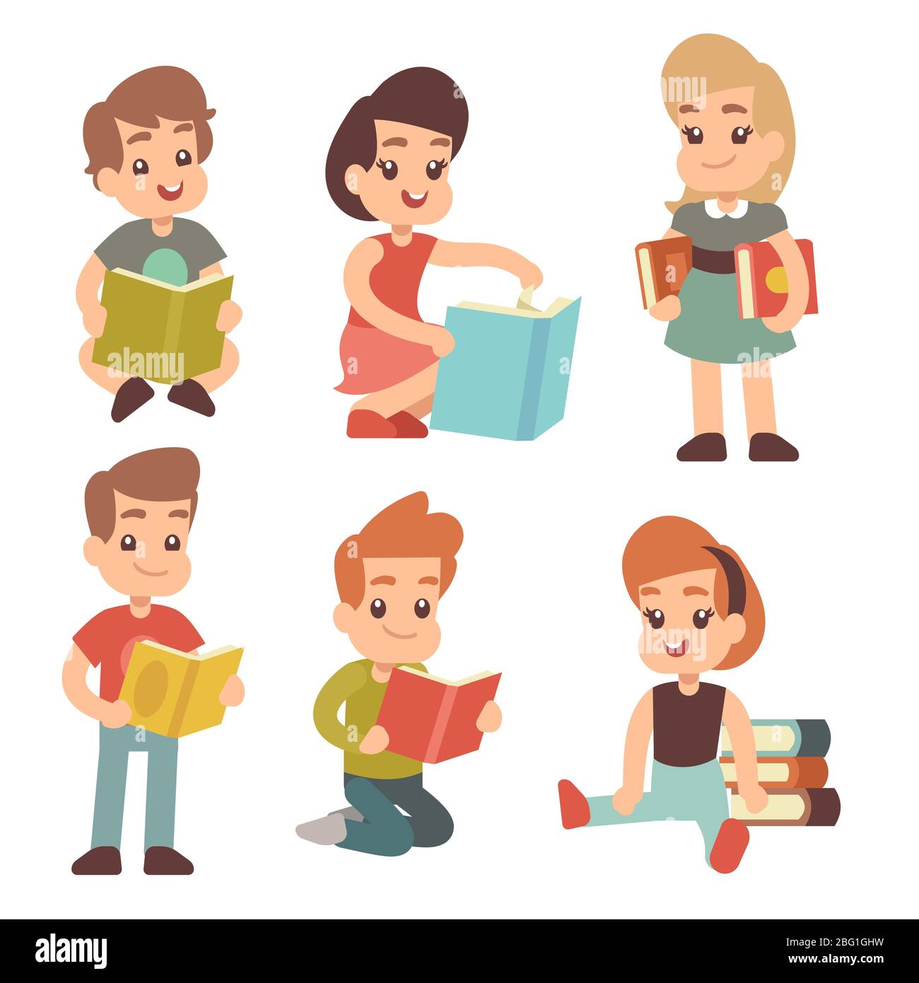 Kindergarten children read book studying english vector cartoon characters set. Illustration of kindergarten character study with book Stock Vector Image & Art - Alamy Kindergarten children read book studying english vector cartoon characters set. Illustration of kindergarten character study with book Stock Vector Image & Art - Alamy