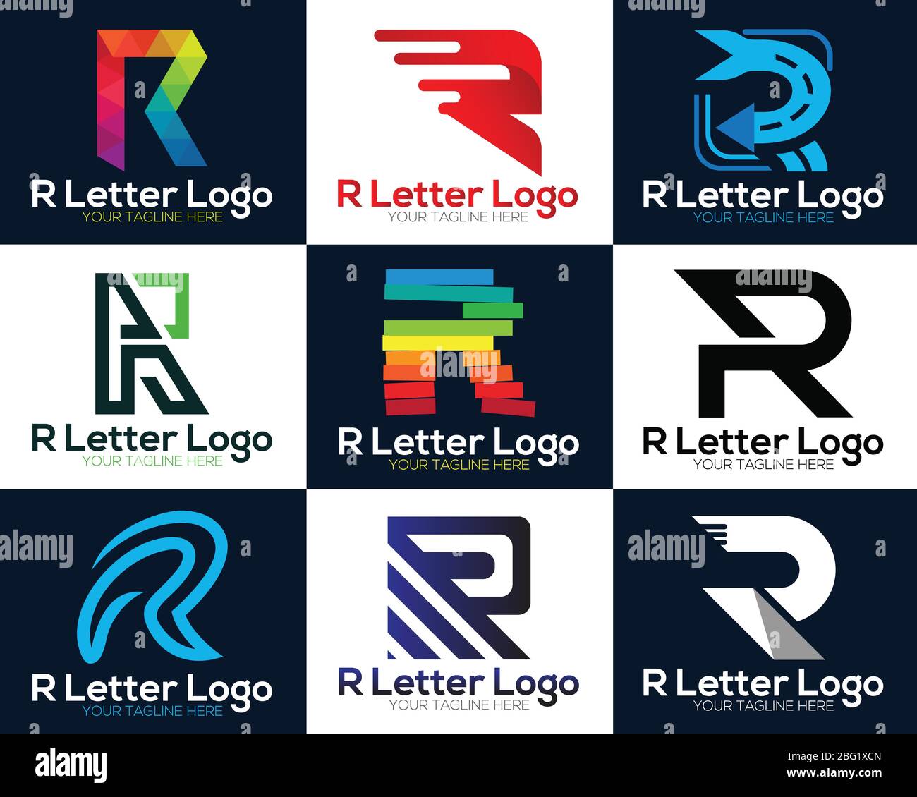 R Logo High Resolution Stock Photography And Images Alamy