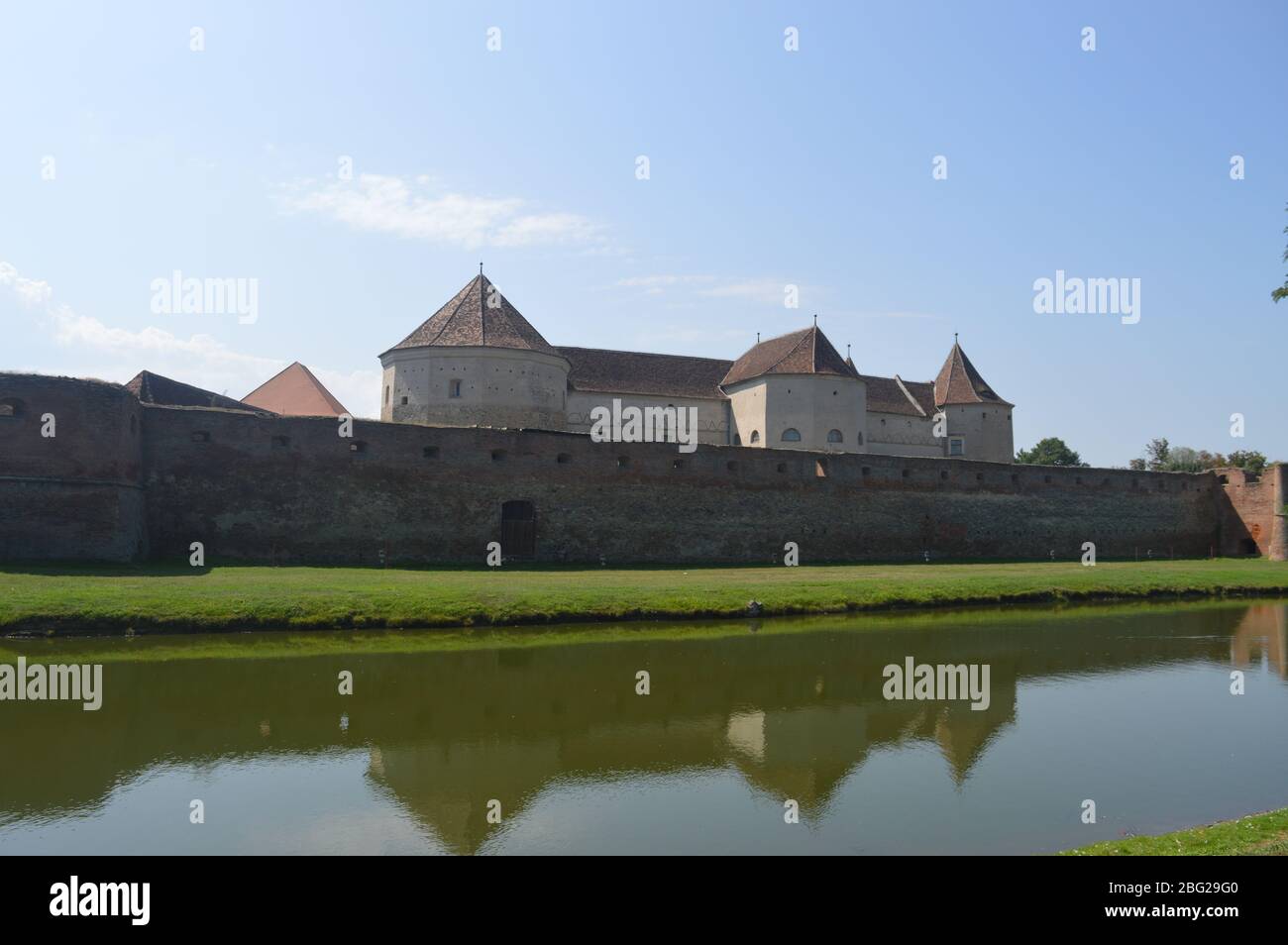 Fagaras Fortress. Romania Stock Photo