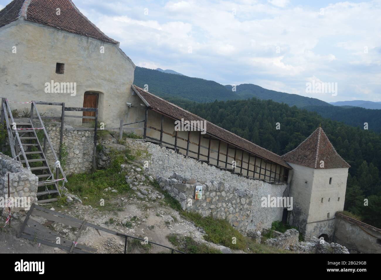 Rasnov Fortress Stock Photo