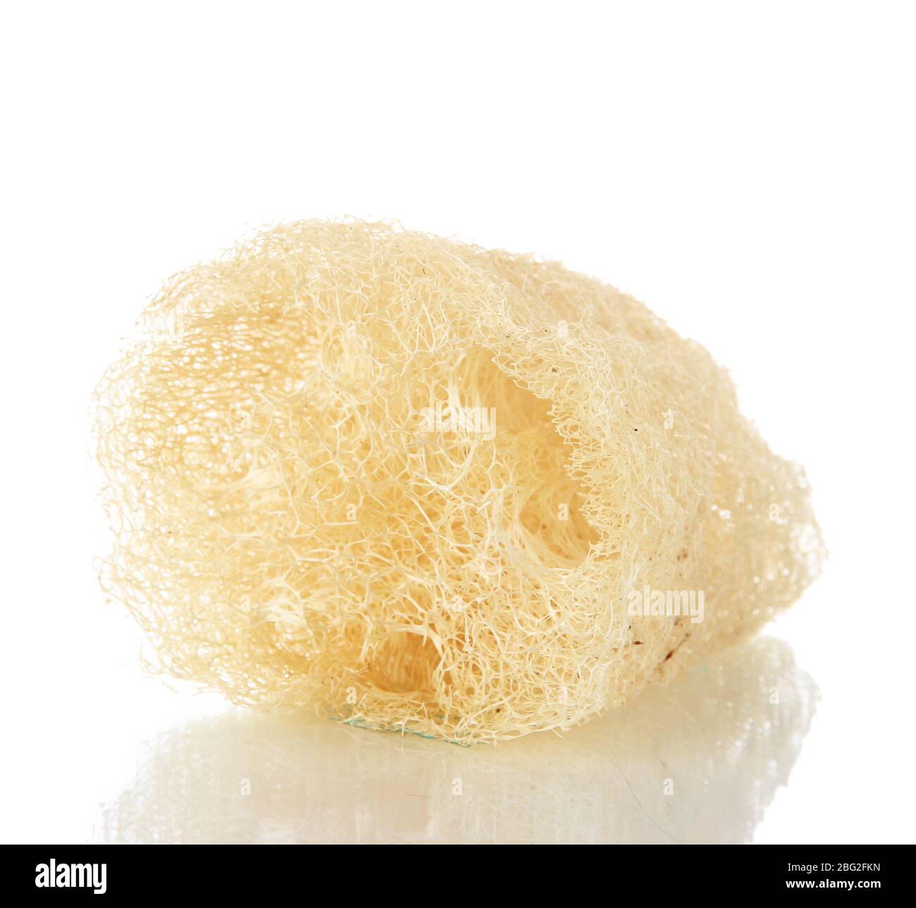 One Loofah washcloth isolated on white Stock Photo Alamy