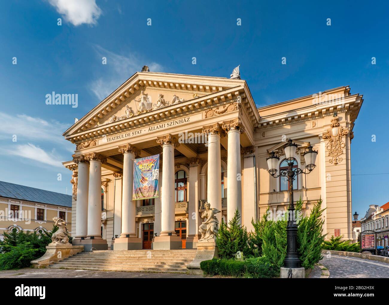 State Theatre, 1900, neoclassical style, at Piata Regele Ferdinand (King Ferdinand Square) in