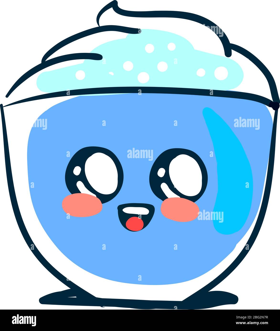 Sour cream sour cream Stock Vector Images Alamy