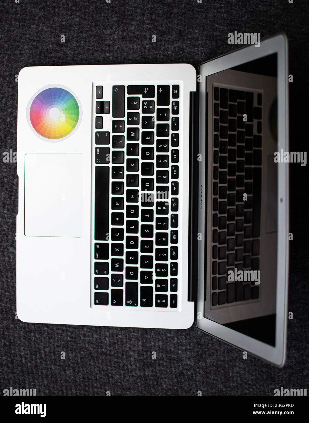 MacBook Air packshot Stock Photo