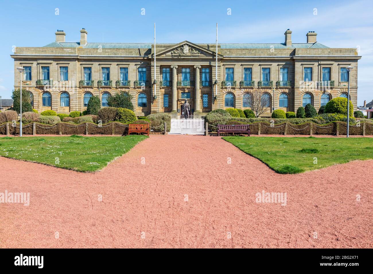 Ayr county buildings, the town council buildings the main offices of