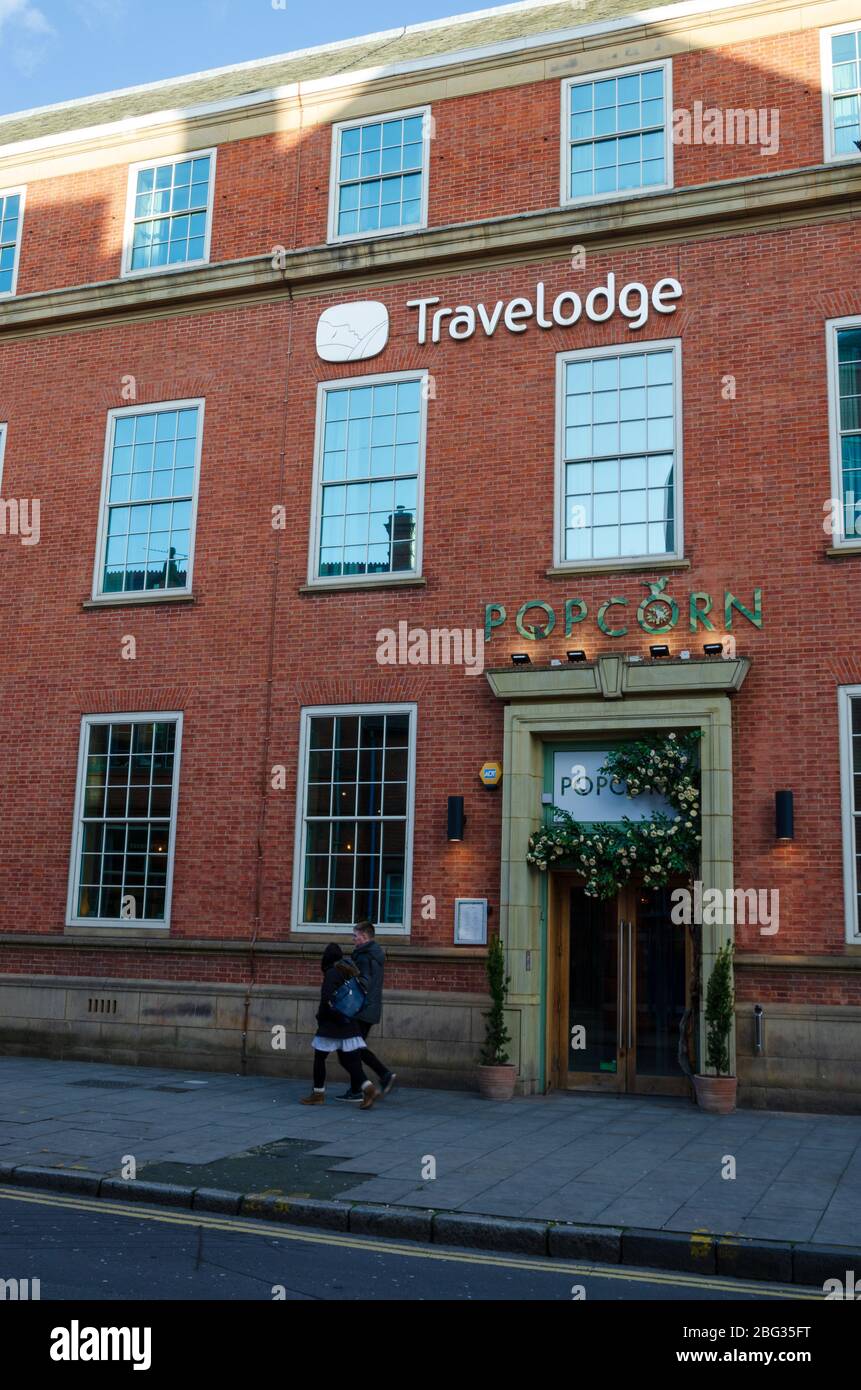 Chester, UK Mar 1, 2020The Popcorn bar in Chester is located in the