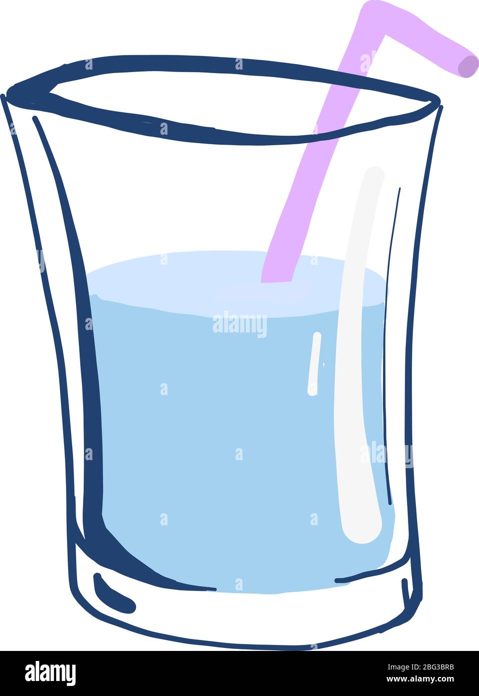 Cartoon cup glass water vector hi-res stock photography and images - Page 3  - Alamy