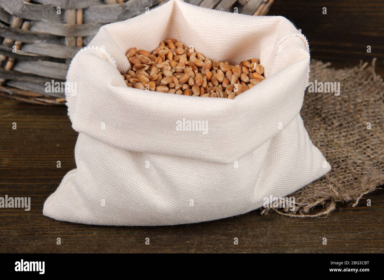 Sack cereals bag flour hi-res stock photography and images - Alamy