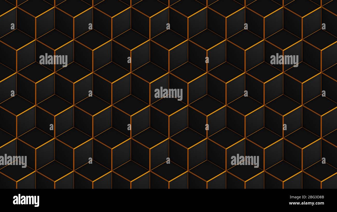 Isometric cubes seamless pattern. 3D render cubes background Stock ...
