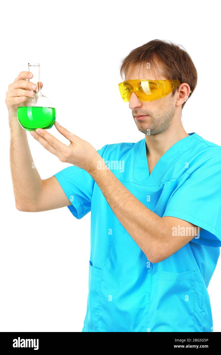 Assayer isolated on white Stock Photo Alamy