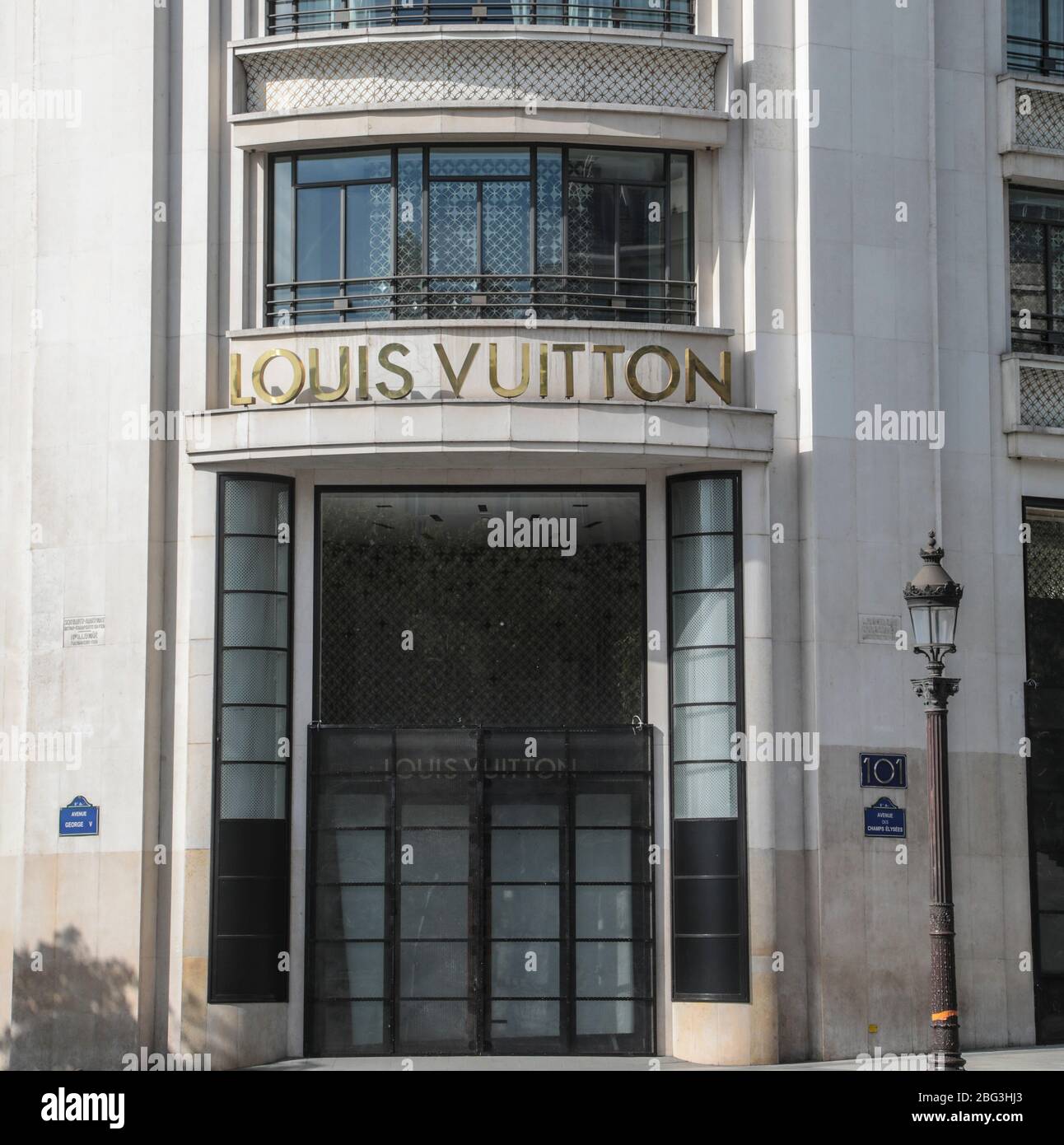 File photo dated September 5, 2012 of Louis Vuitton (LVMH) logo in  Deauville, France. Vendome sold part of the brand rights of its name to  Louis Vuitton. In 2018, shortly after the