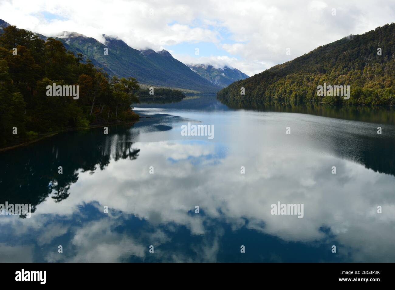 Siete Lagos Patagonia Stock Photo