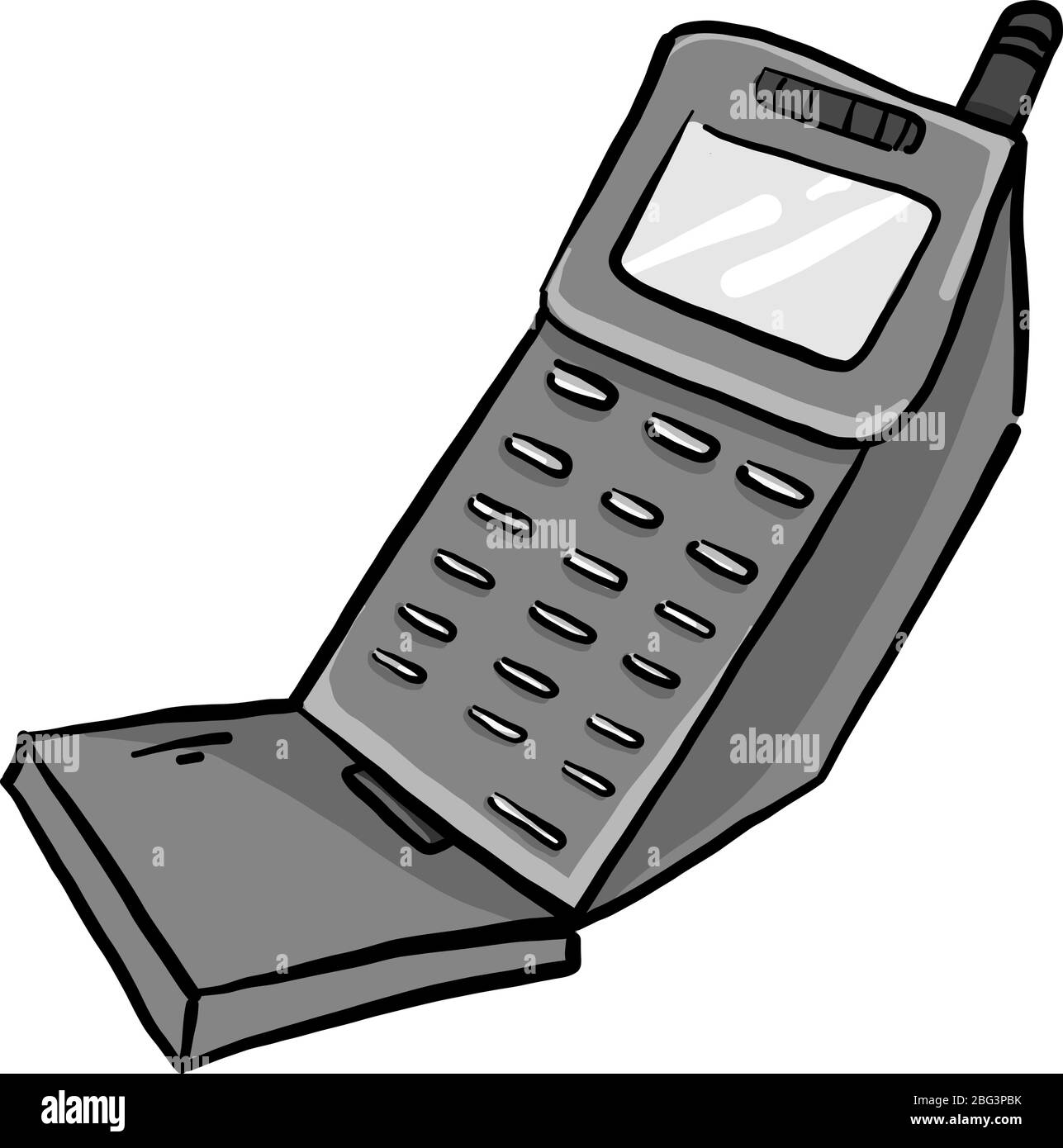 1980s mobile phone Stock Vector Images - Alamy