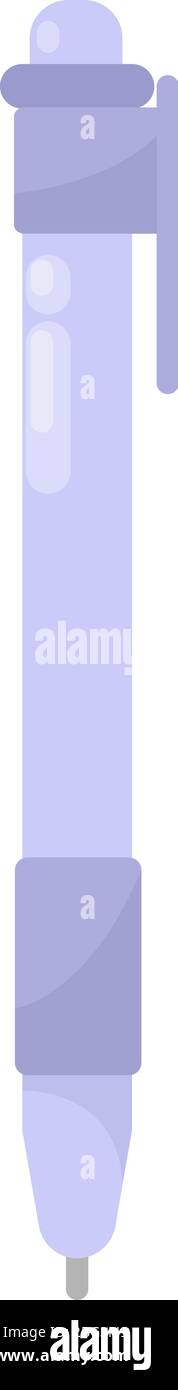 Violet pen, illustration, vector on white background Stock Vector