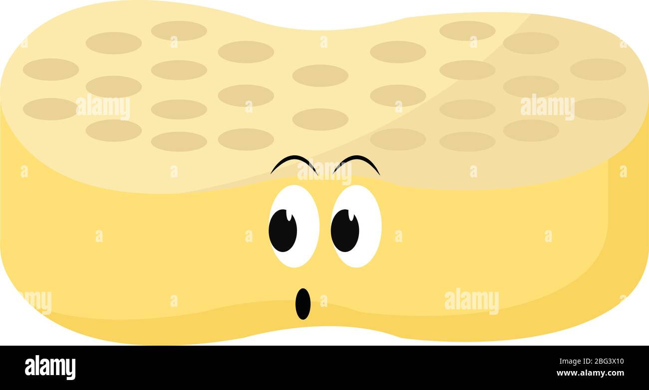 Yellow sponges on a white background 5342702 Stock Photo at Vecteezy