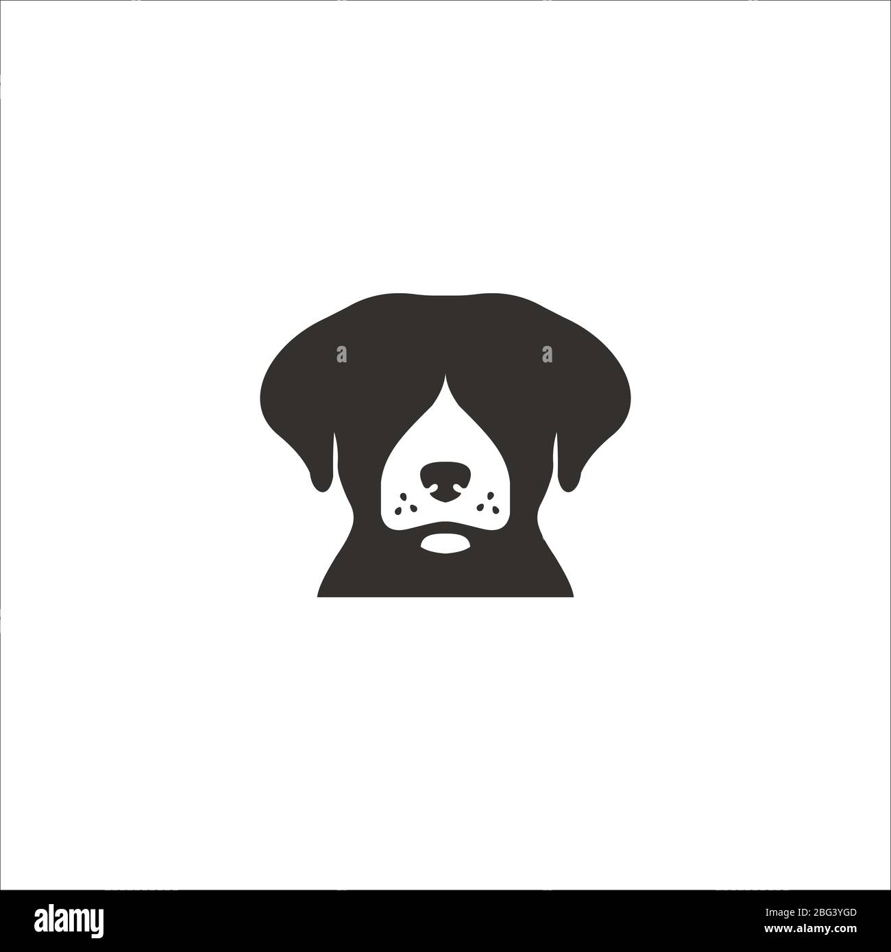 Animal dog logo vector design templates Stock Vector