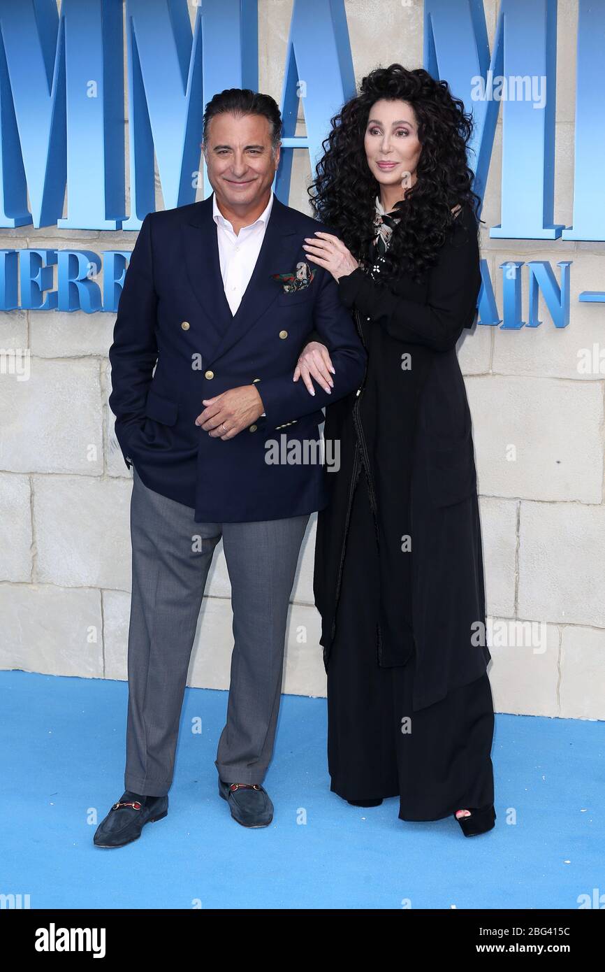 Andy Garcia and Cher attend the UK Premiere of 