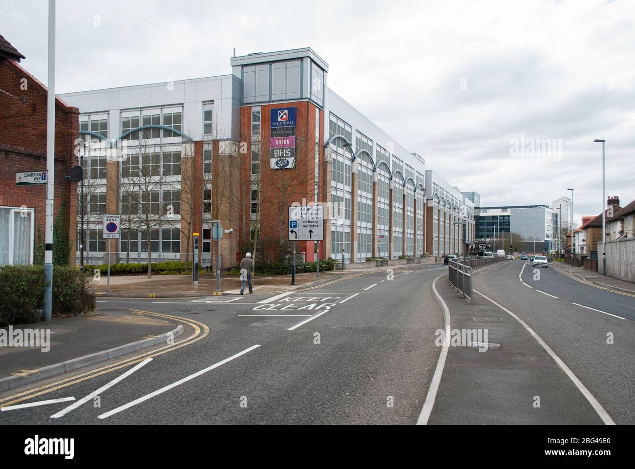 The Chimes Intu Shopping Centre, High Street, Uxbridge UB8 1LA Stock Photo