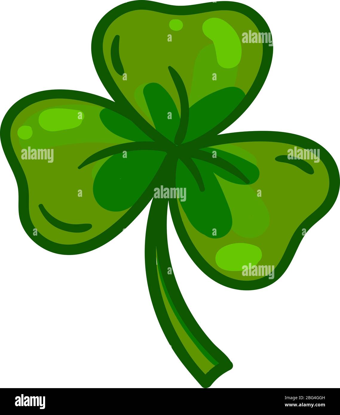Clover illustration Stock Vector Images - Alamy