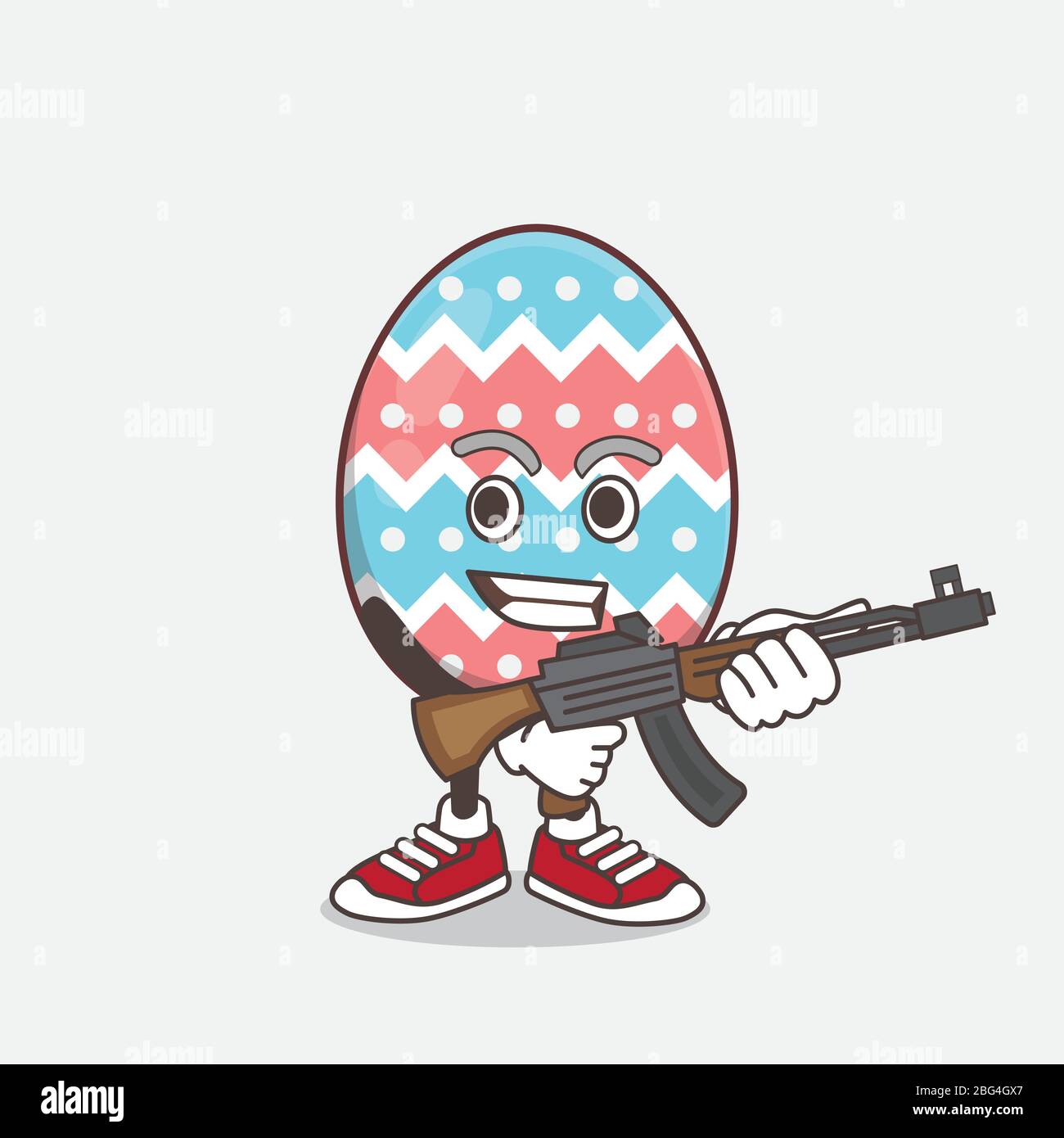Illustration of Easter Egg Mascot Character Vector Stock Vector Image ...