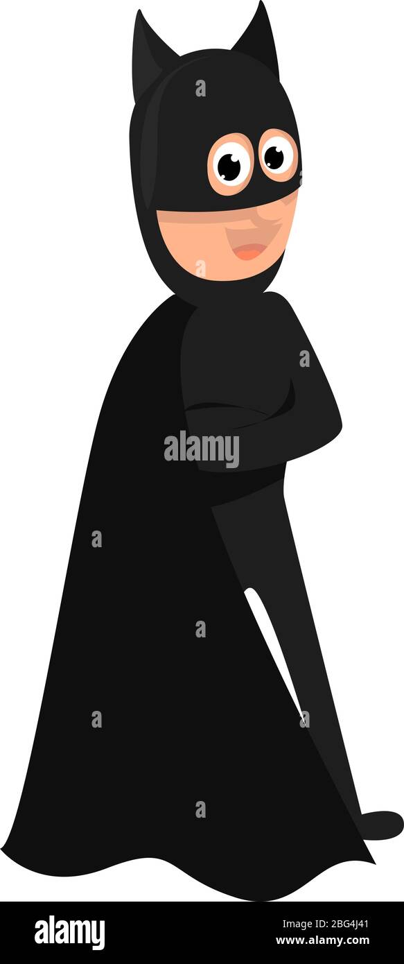 Batman costume, illustration, vector on white background Stock Vector Image  & Art - Alamy
