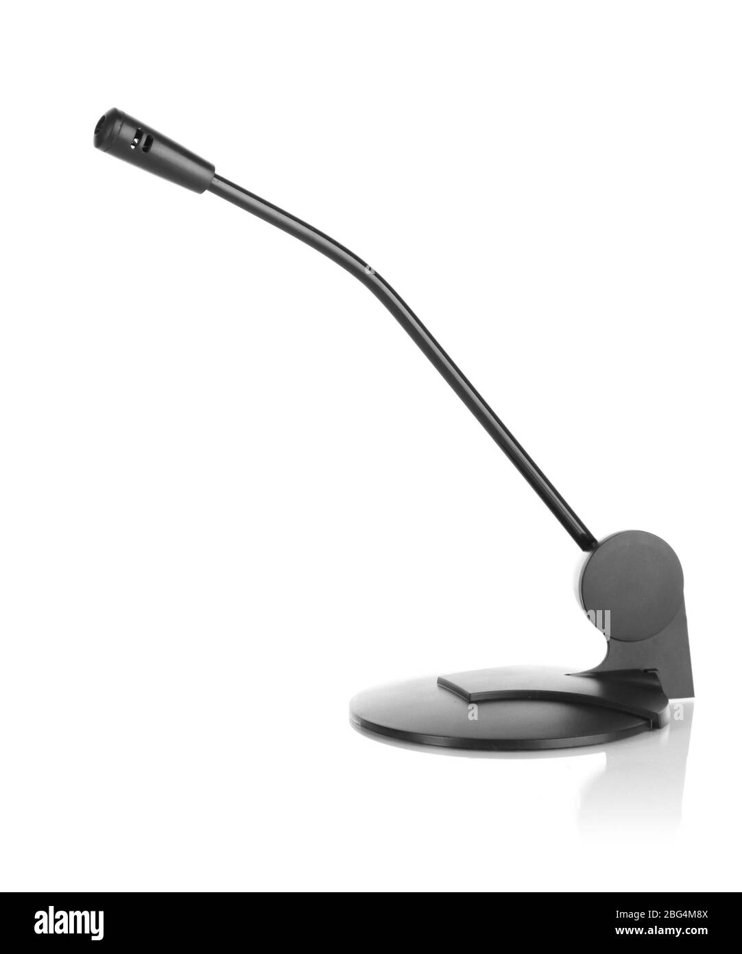 Computer microphone isolated on white Stock Photo Alamy