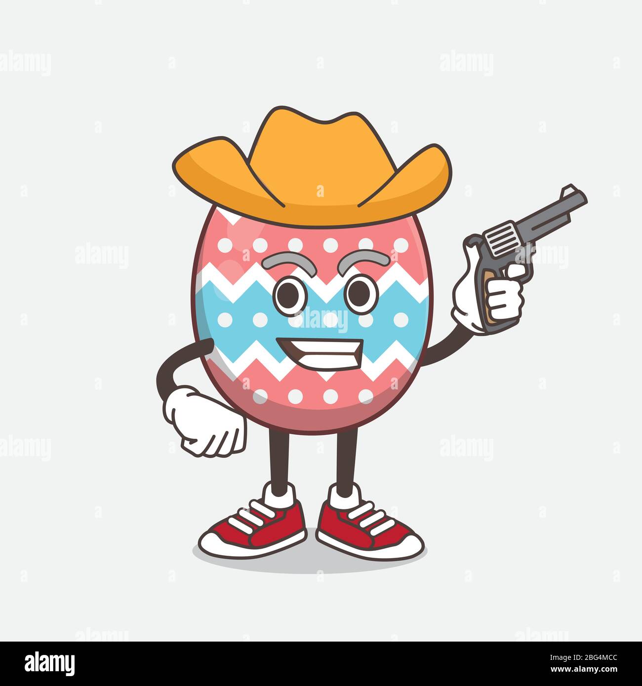 Illustration of Easter Egg Mascot Character Vector Stock Vector Image ...