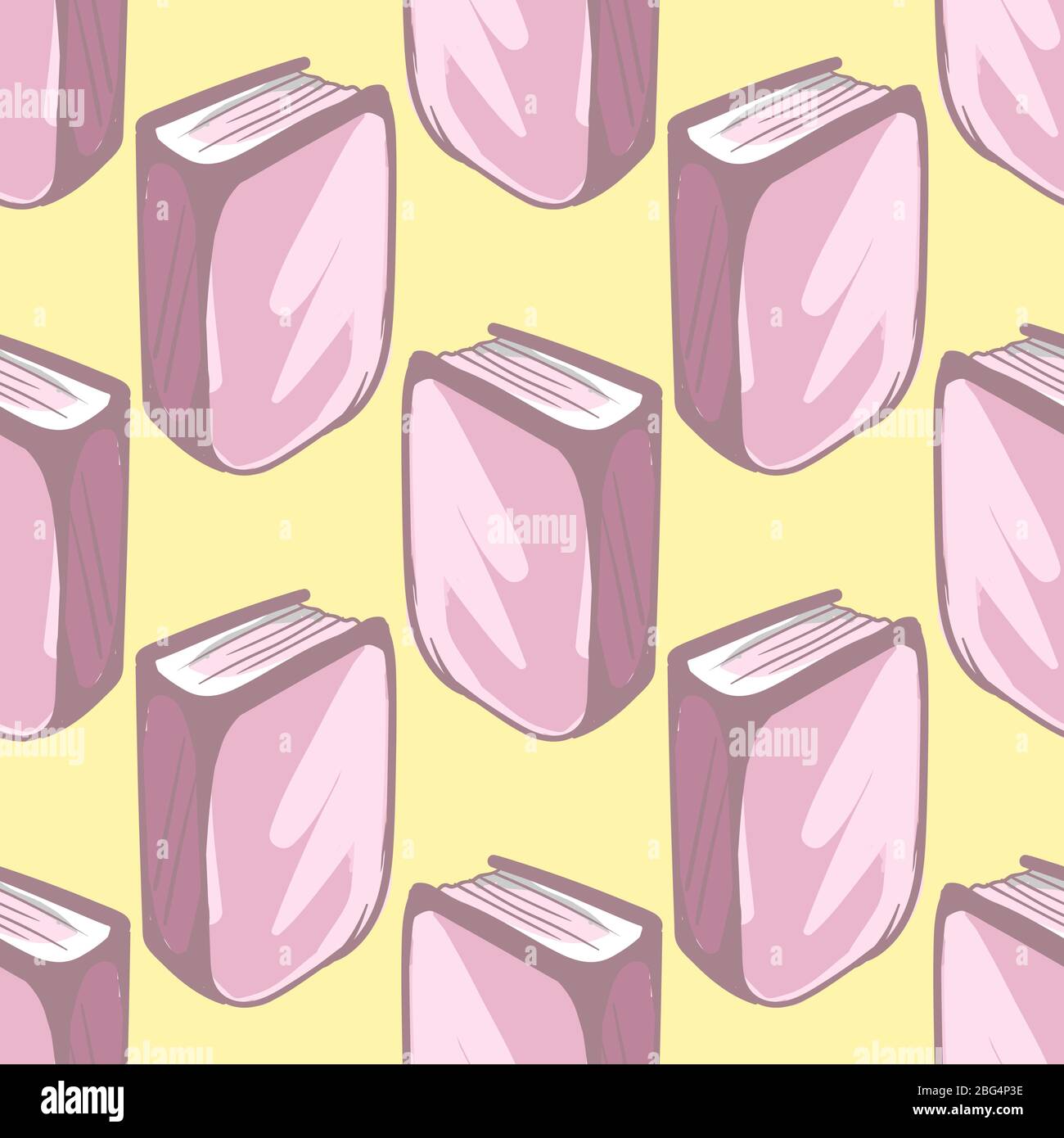 Books pattern hi-res stock photography and images - Alamy