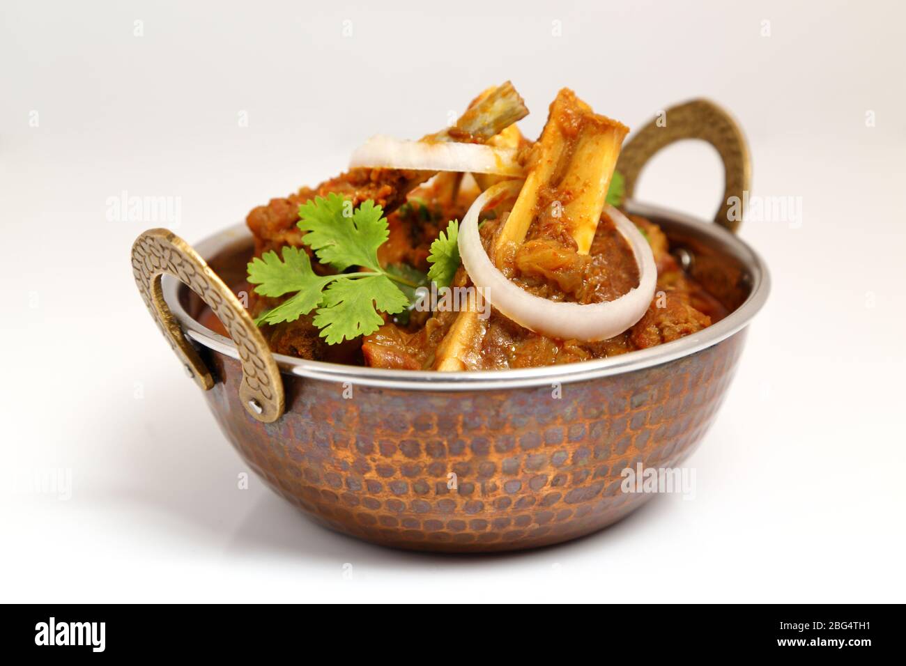 Indian style meat dish or mutton curry Stock Photo
