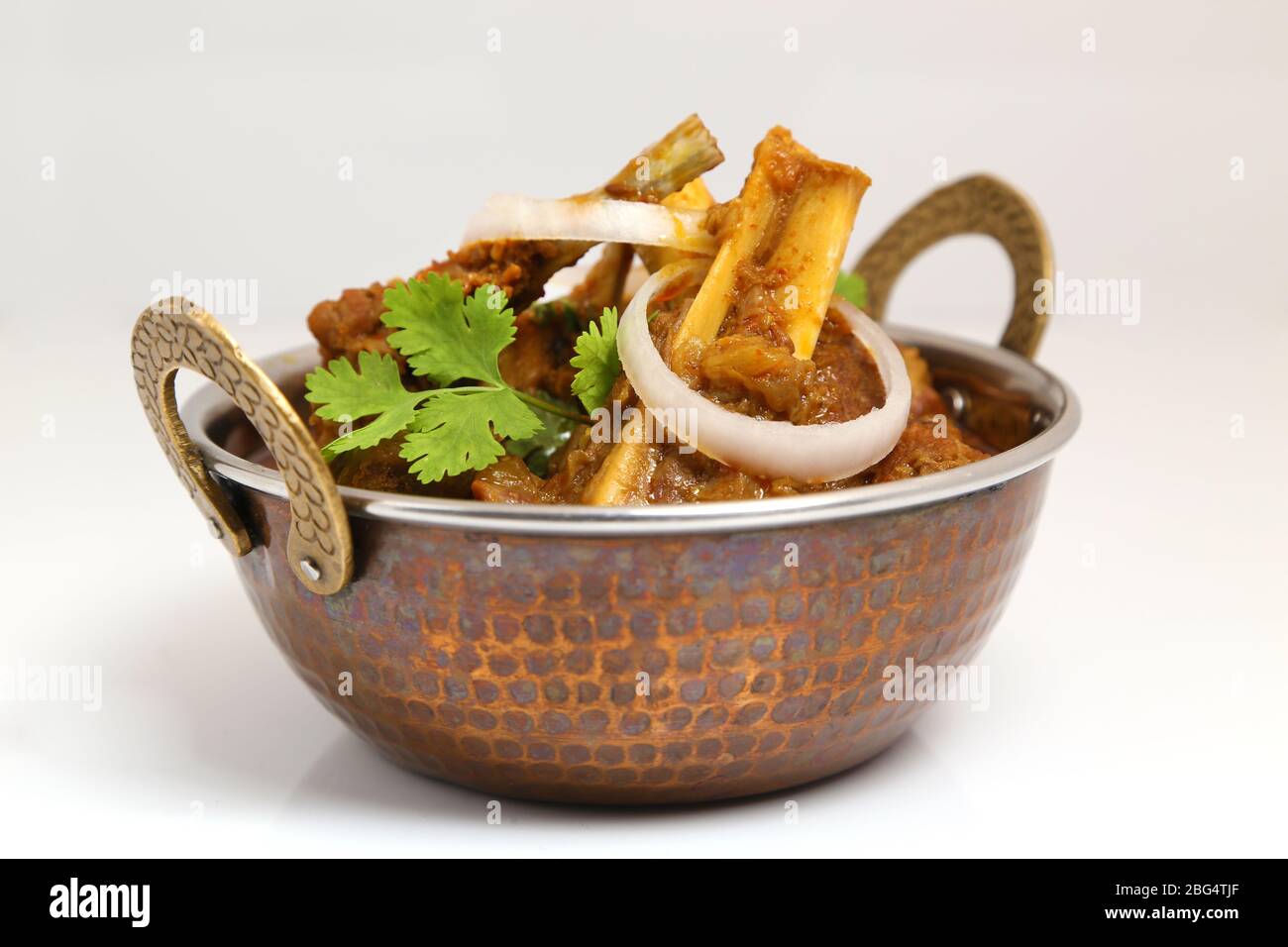 Indian style meat dish or mutton curry Stock Photo