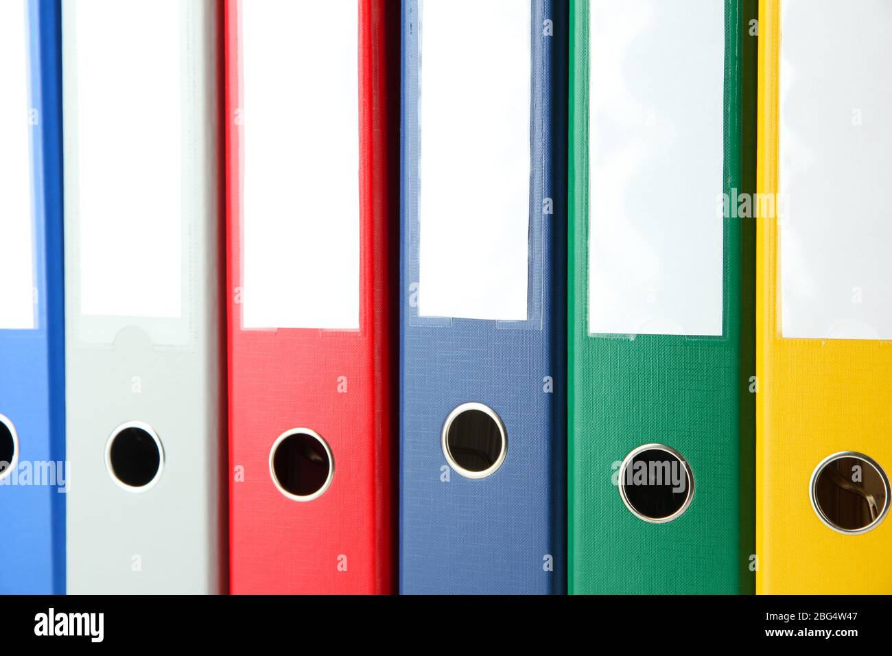 Many bright office folders hi-res stock photography and images - Alamy