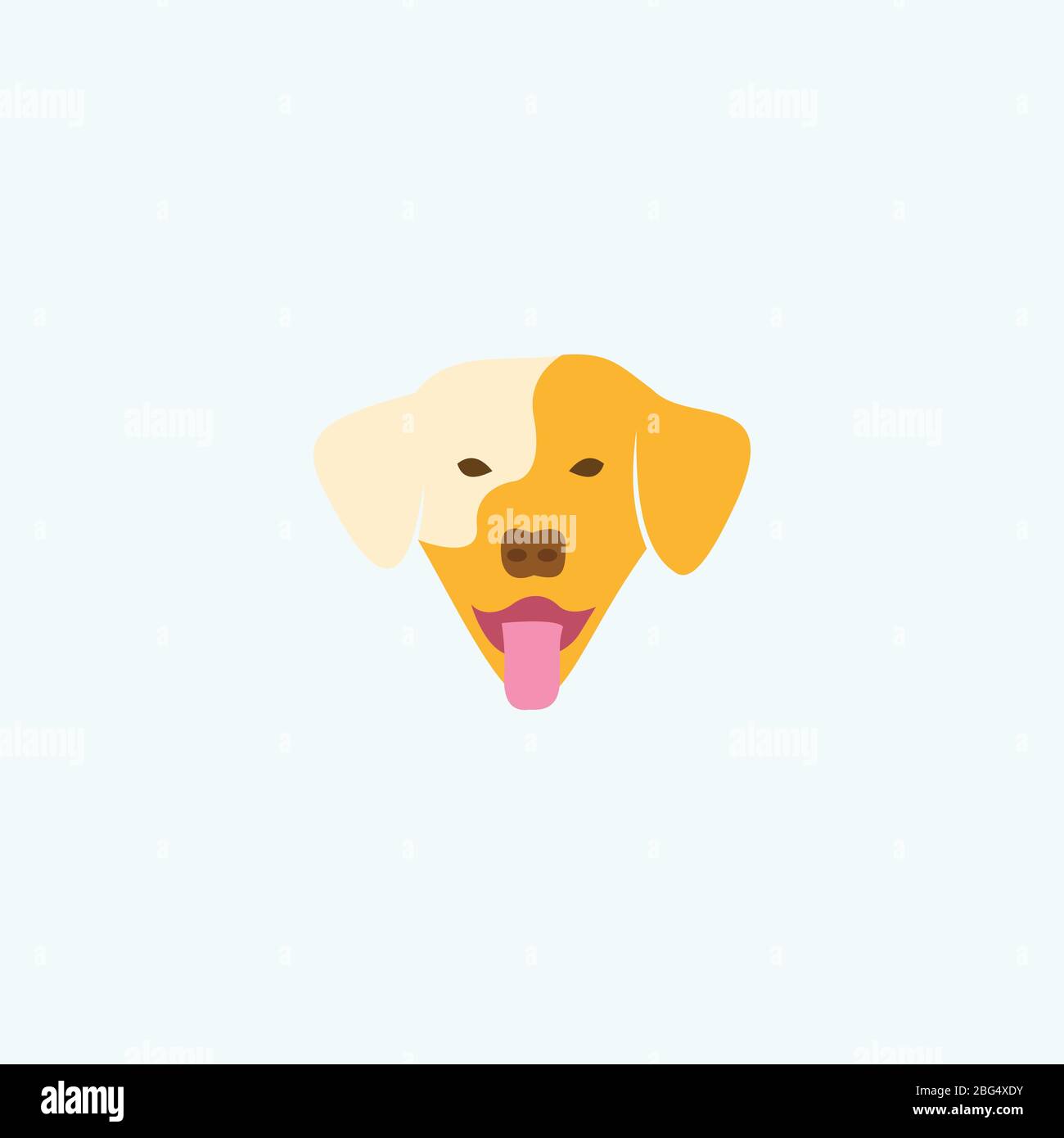 Animal dog logo vector design templates Stock Vector