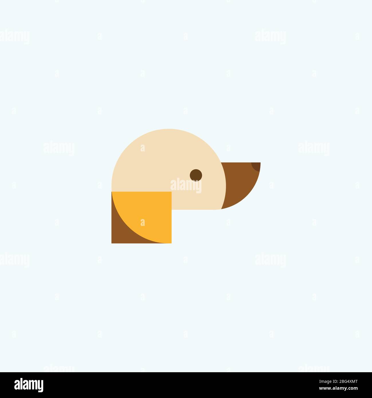 Animal dog logo vector design templates Stock Vector