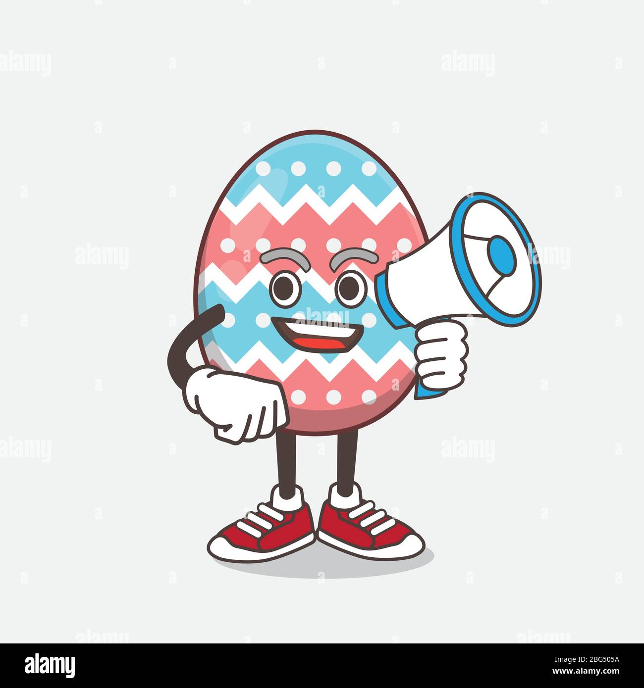 Illustration of Easter Egg Mascot Character Vector Stock Vector Image ...