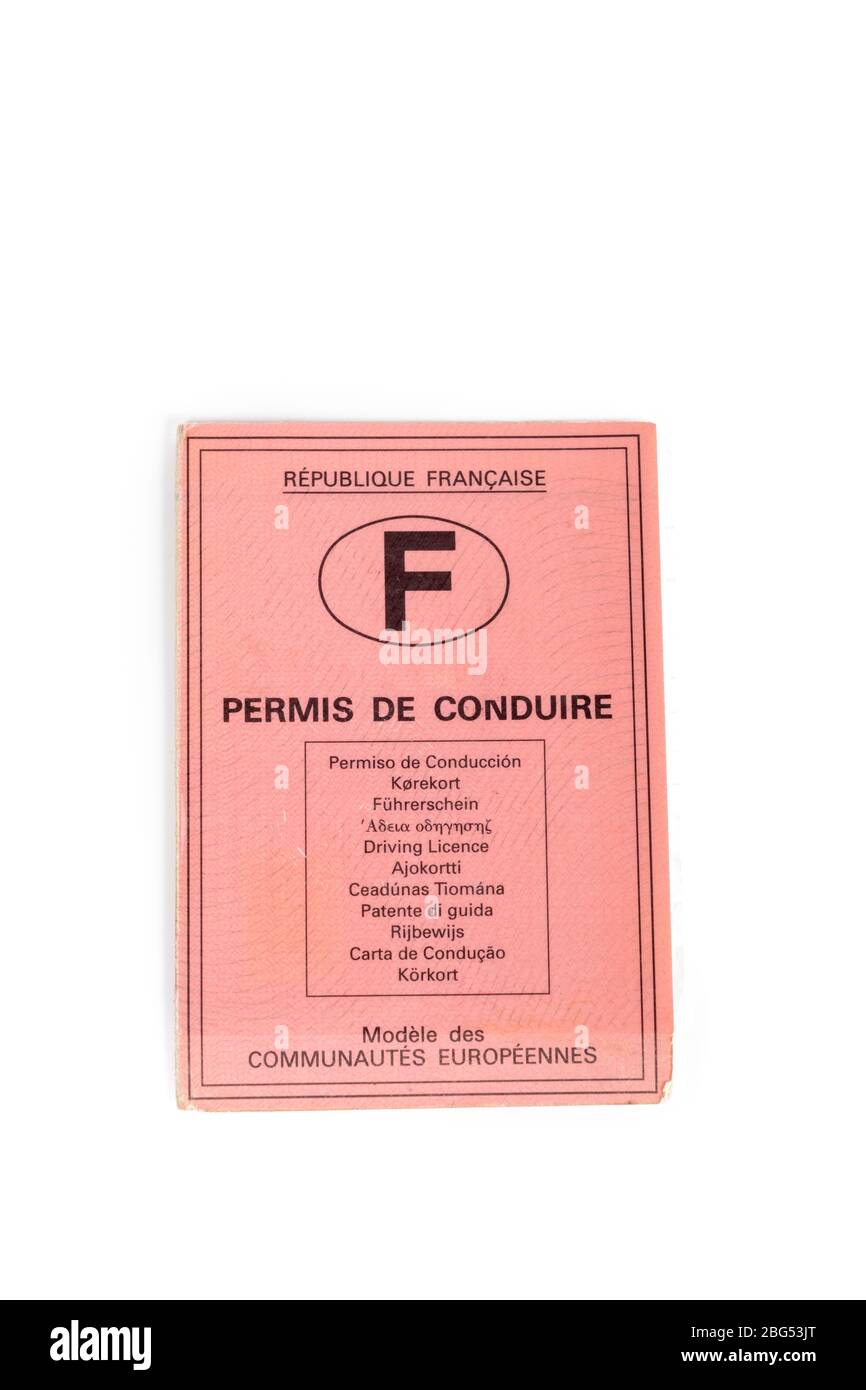 Valid driving licence Cut Out Stock Images & Pictures Alamy