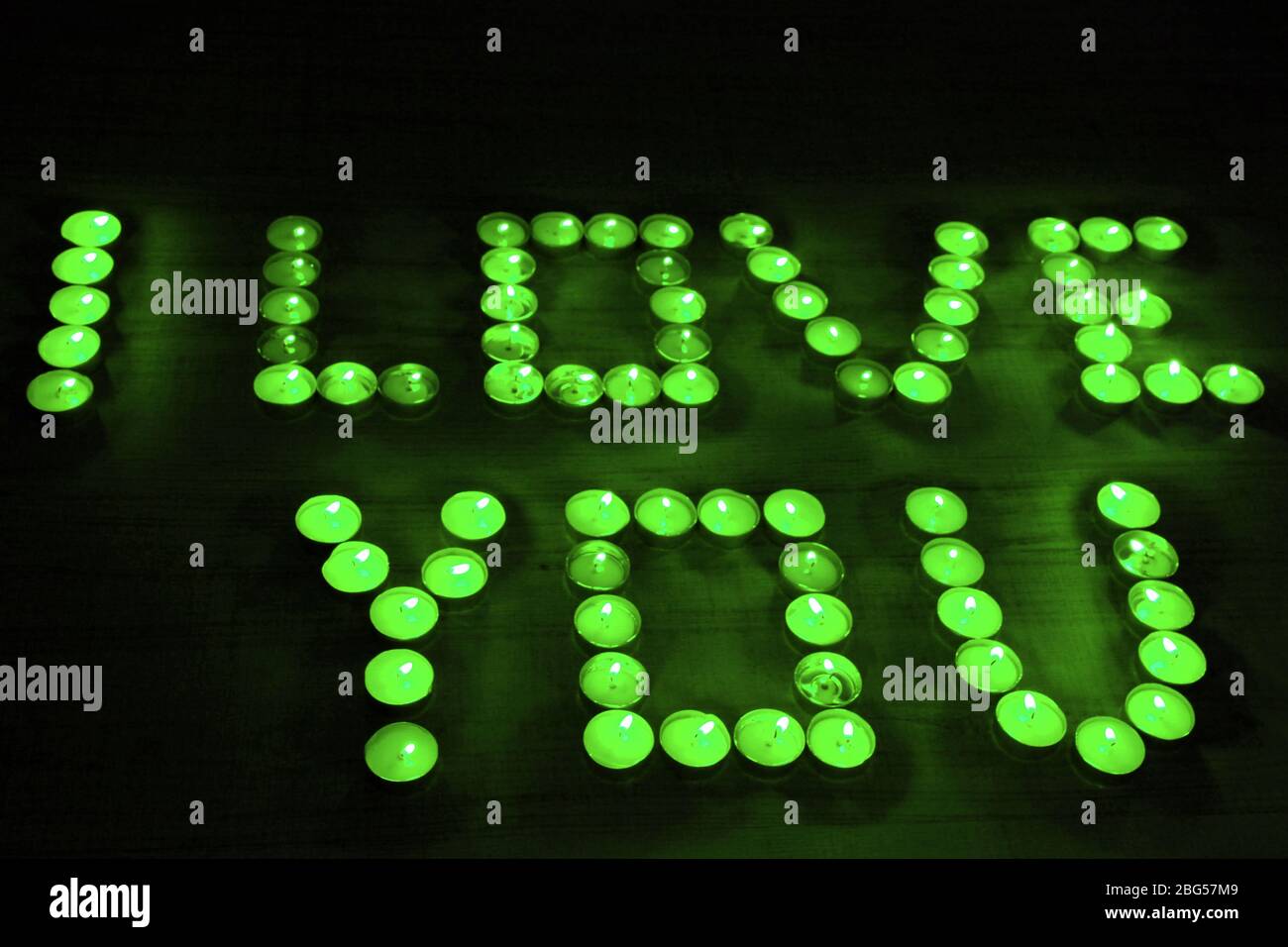 Romantic candles on dark background Stock Photo Alamy