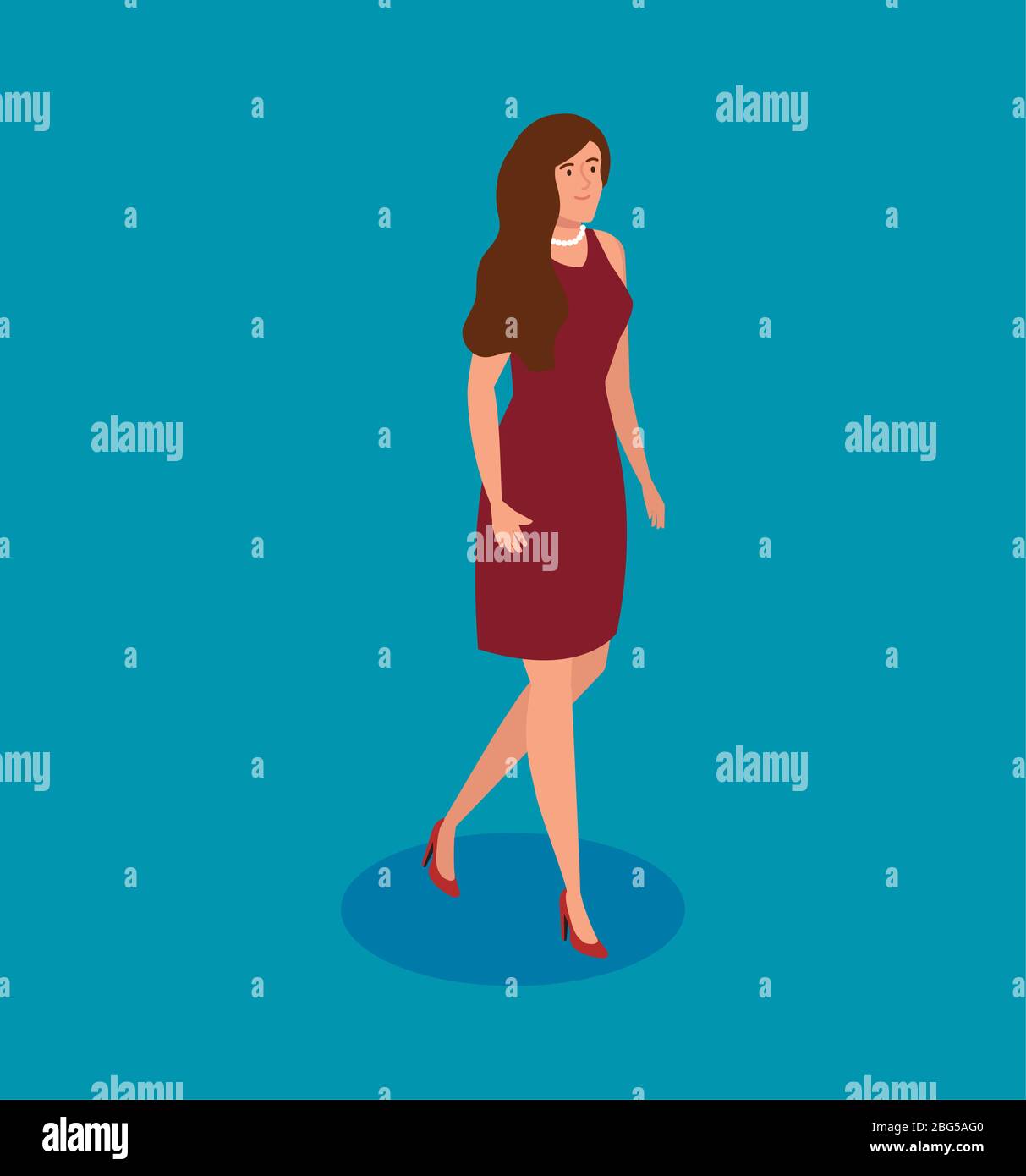 business woman elegant avatar character Stock Vector Image & Art - Alamy