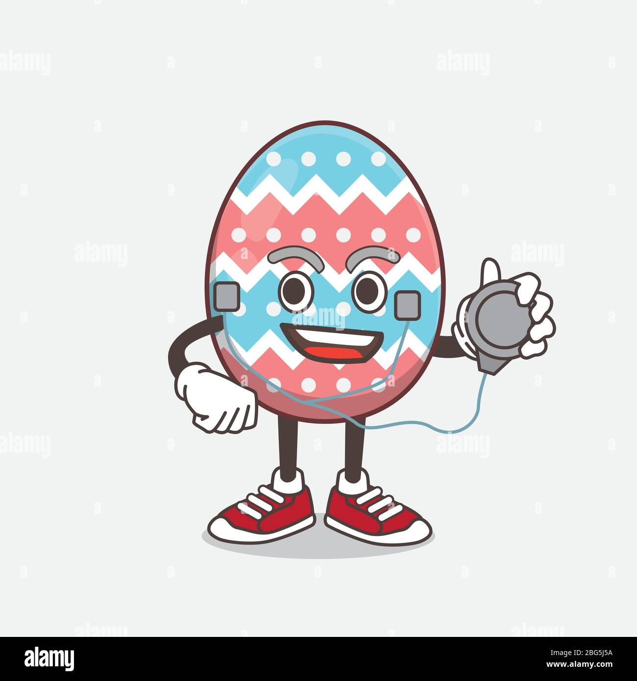 Illustration of Easter Egg Mascot Character Vector Stock Vector Image ...