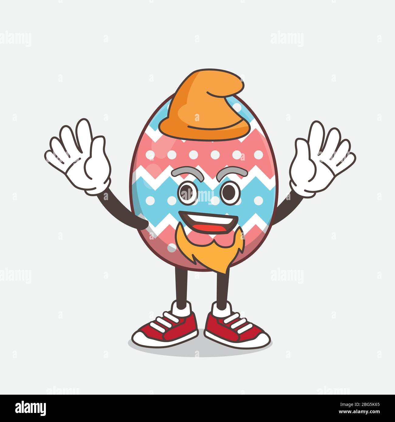 Illustration of Easter Egg Mascot Character Vector Stock Vector Image ...
