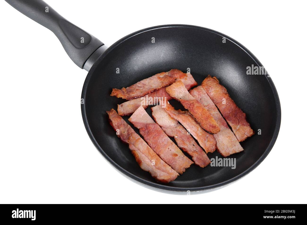 bacon are fried in frying pan 17221432 PNG