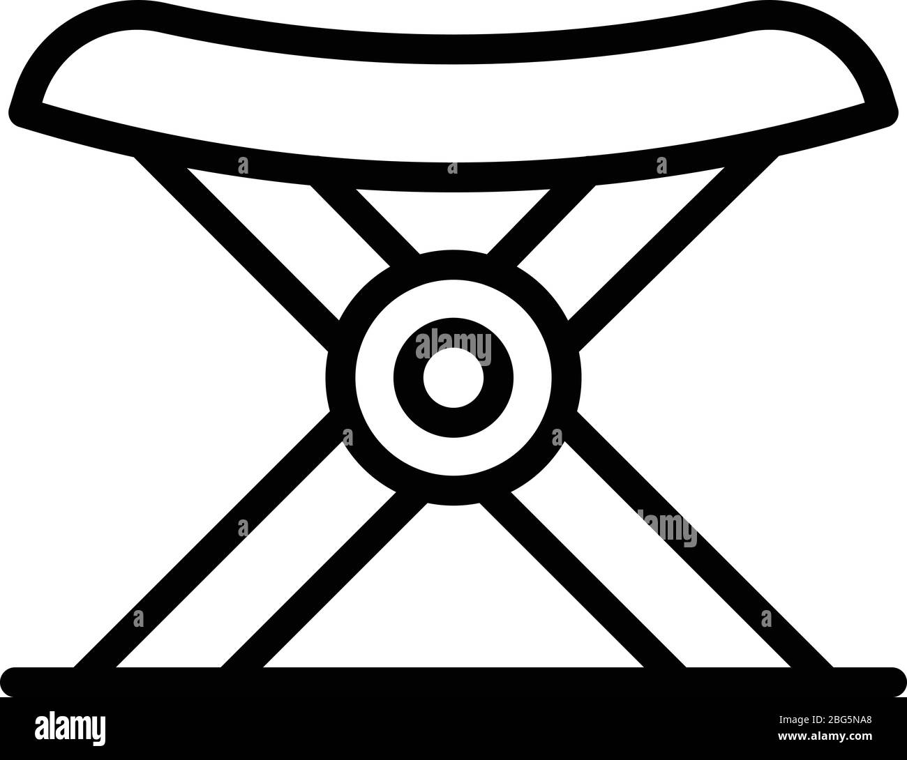 Portable stool icon, outline style Stock Vector Image & Art - Alamy