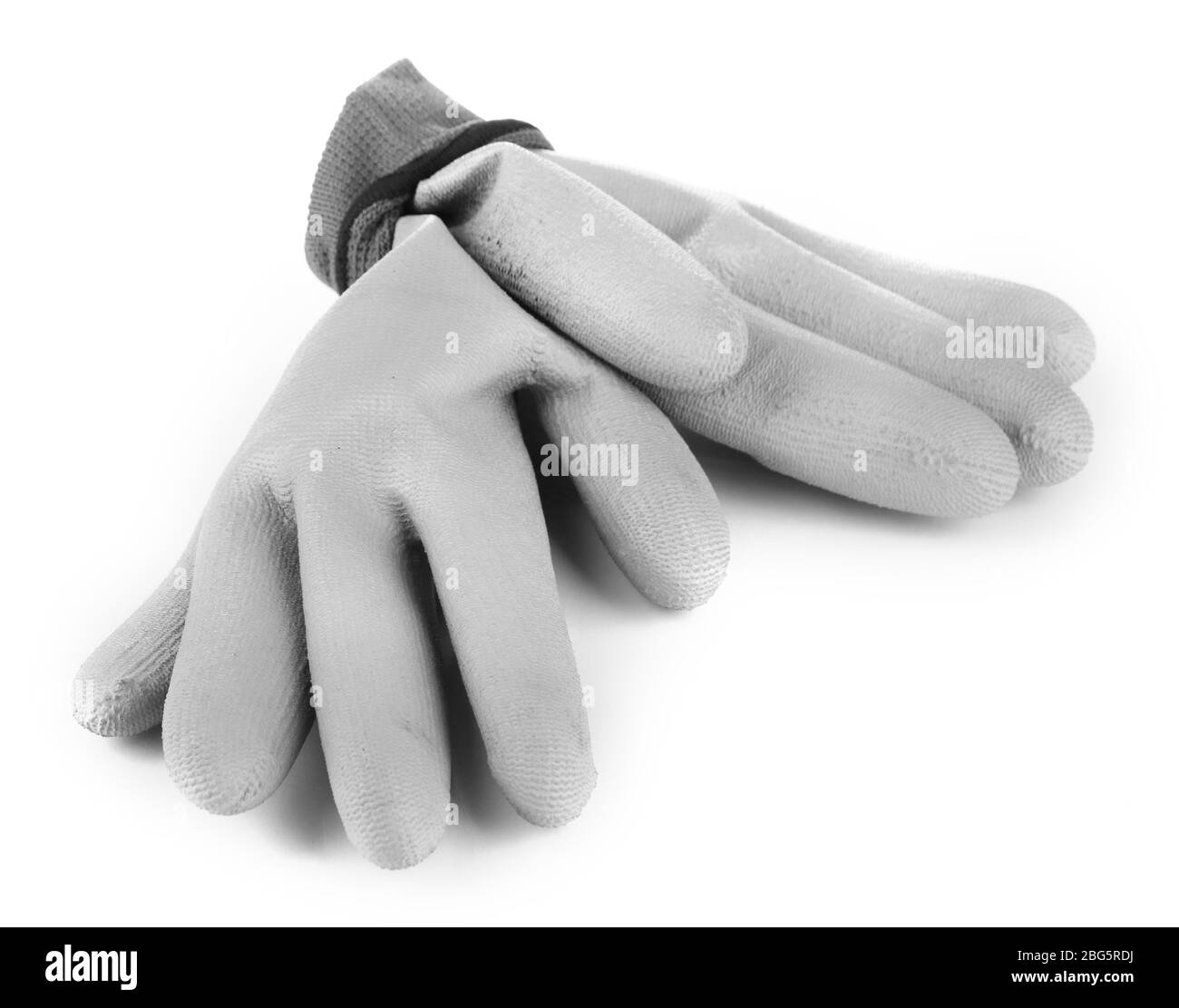 Protective gloves isolated on white Stock Photo Alamy