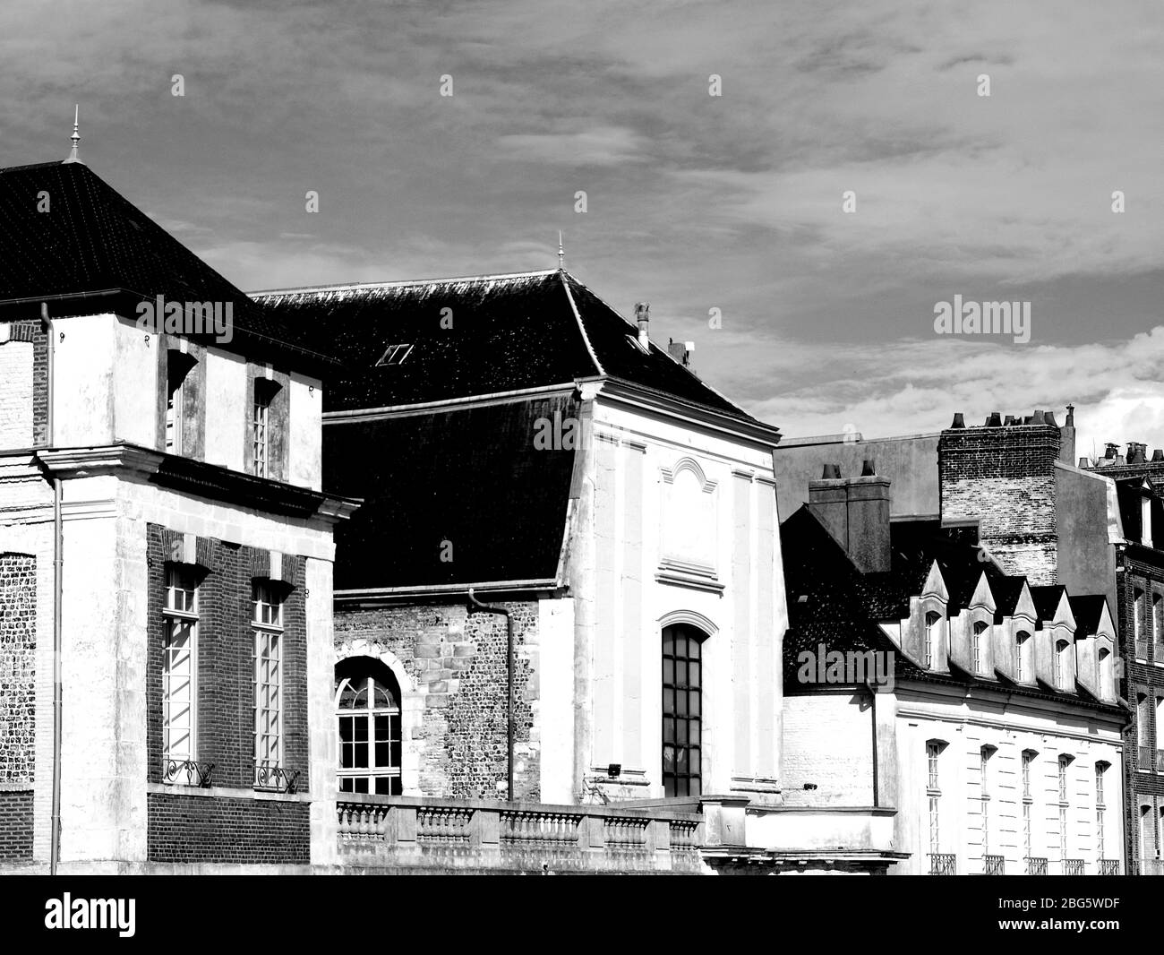 Typical French architecture, Normandy, France Stock Photo Alamy