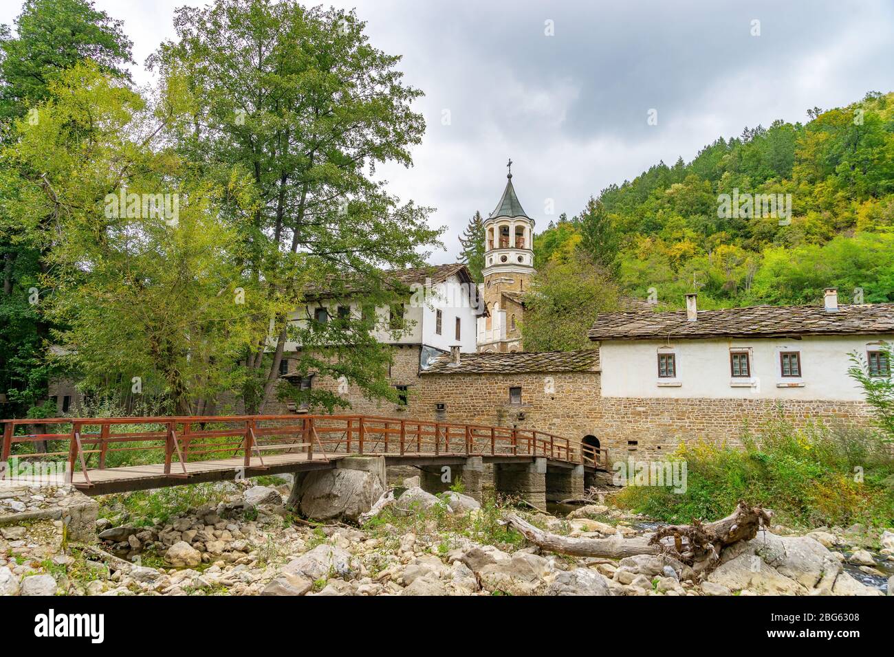 The Transfiguration Monastery of Veliko Tarnovo, Bulgaria Stock Photo