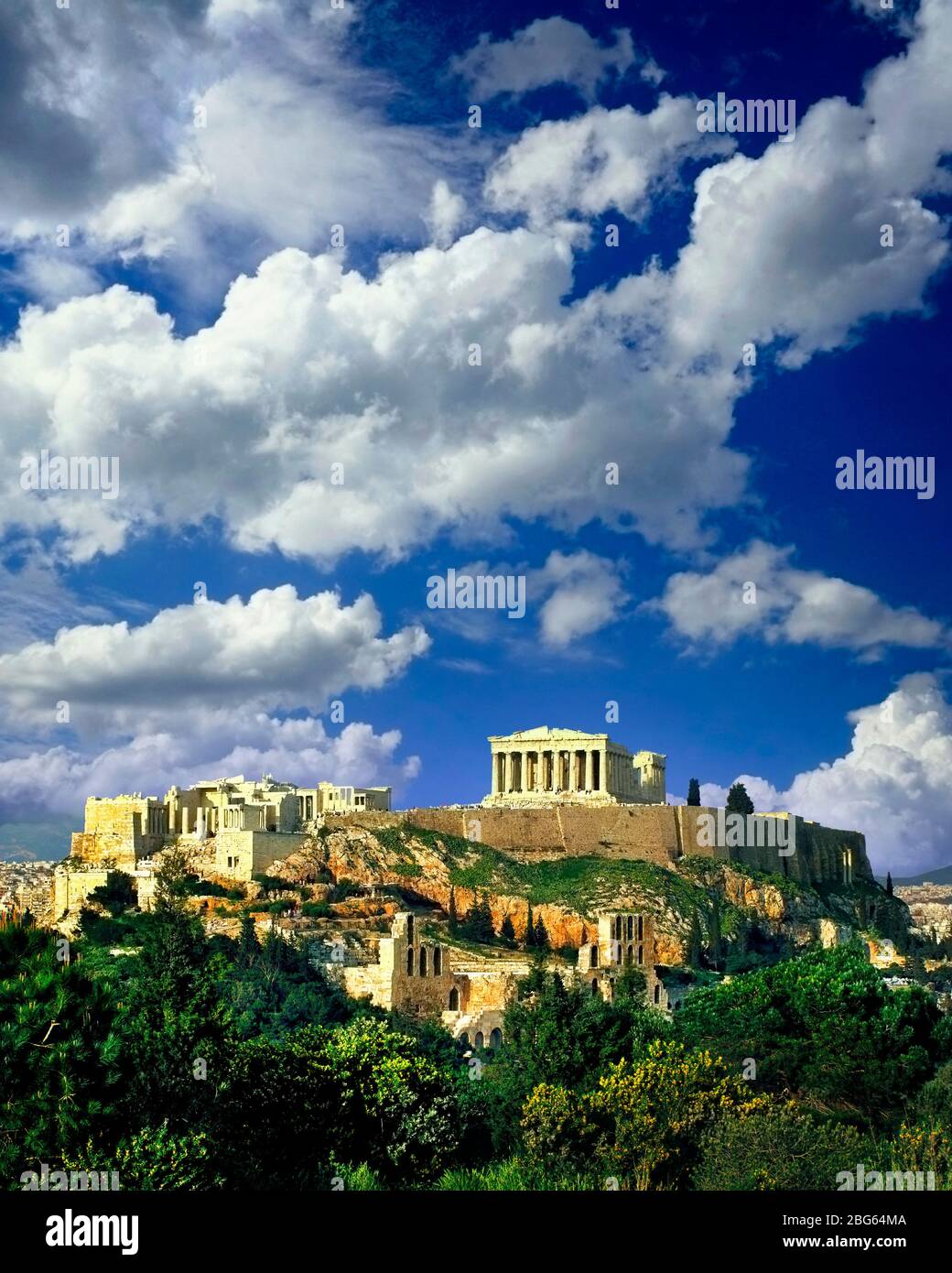 GR - ATHENS: The Parthenon at the Acropolis Stock Photo