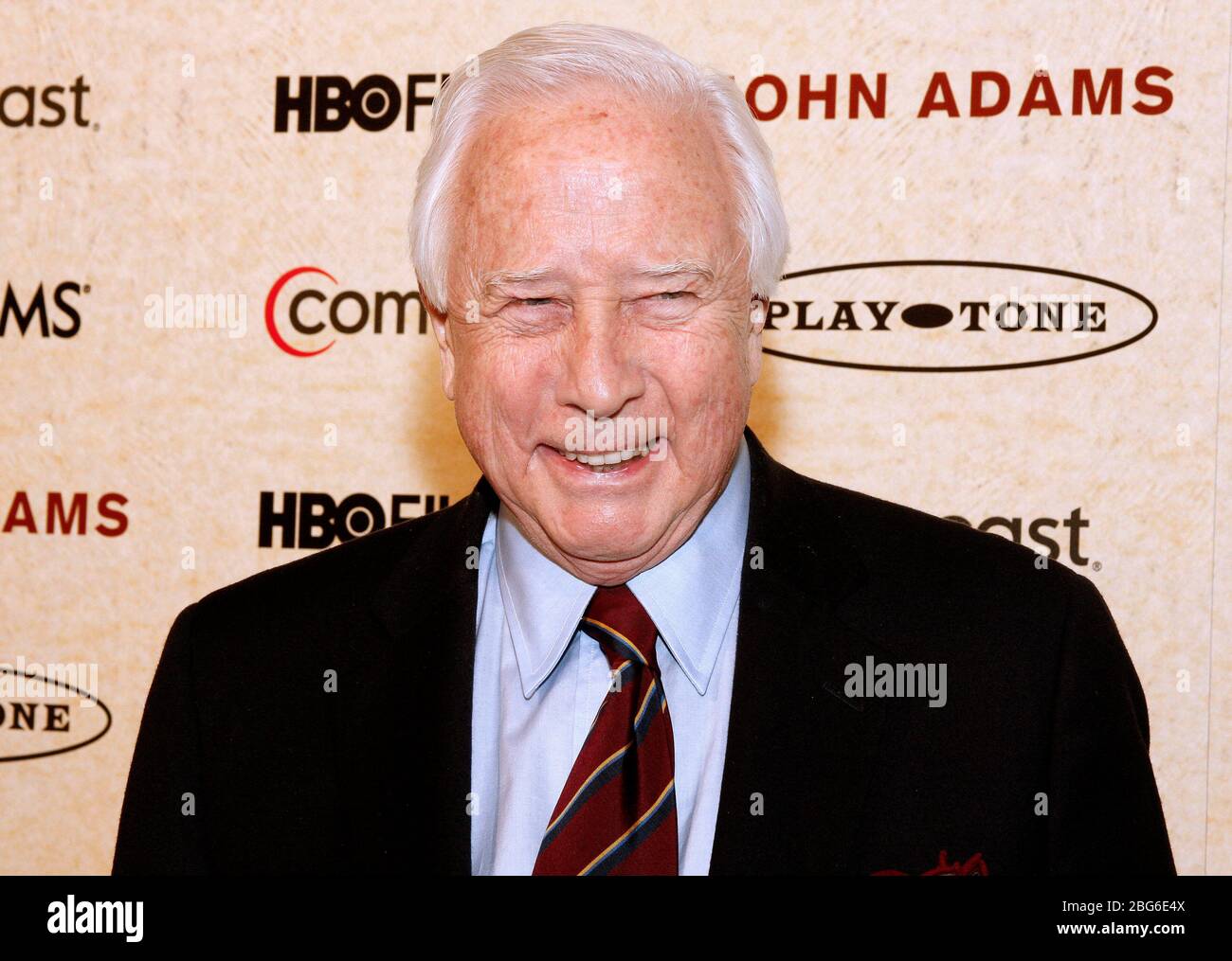 David McCullough, author of the book John Adams is pictured at the screening of John Adams at the National Constitution Center in Philadelphia on March 11, 2008. Credit: Scott Weiner/MediaPunch Stock Photo
