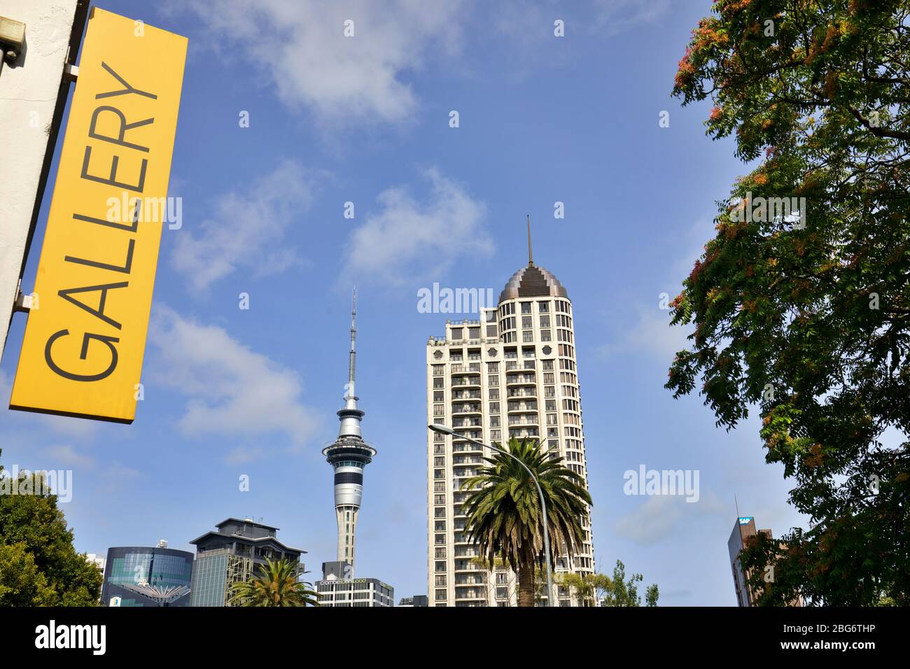 Downtown Auckland Stock Photo