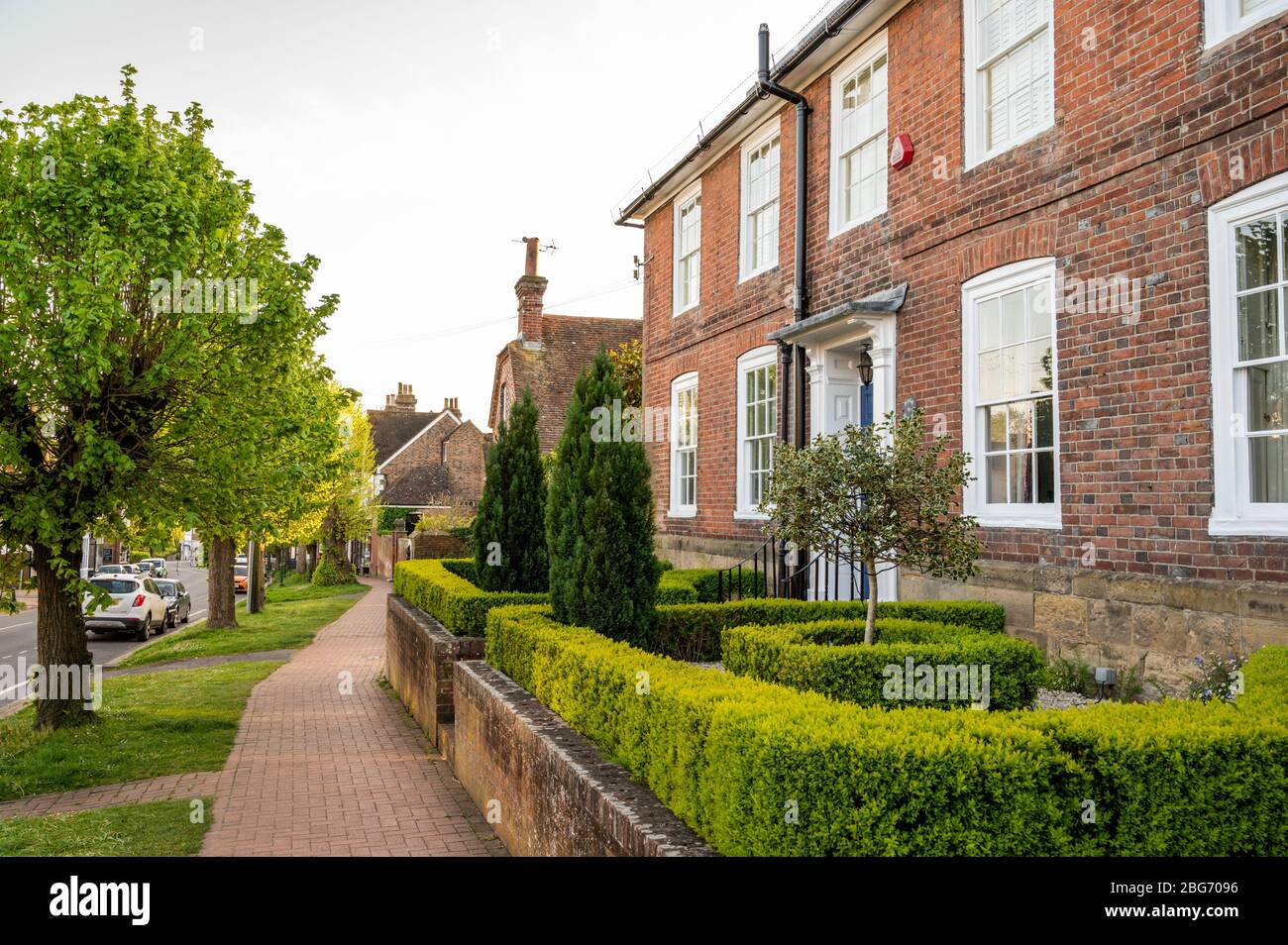 Nash House in High Street in the historic village of Lindfield, West Sussex, England. Stock Photo